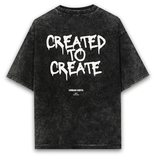 Men Acid Wash: Created To Create