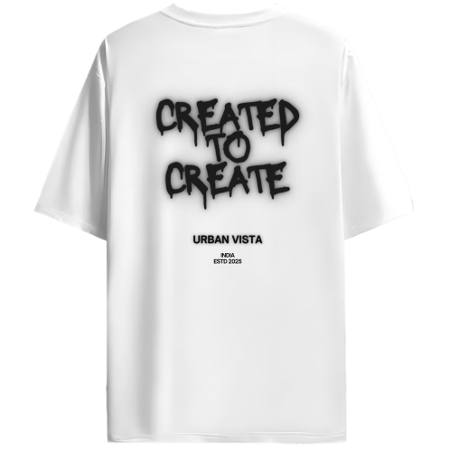 Unisex Oversized: Created To Create